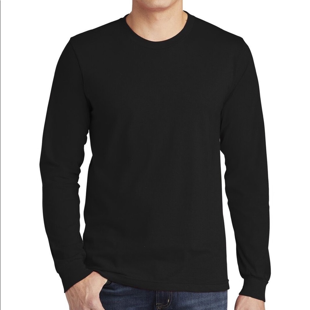 NWOT American Apparel Unisex Long Sleeve Cotton Shirt Size Small